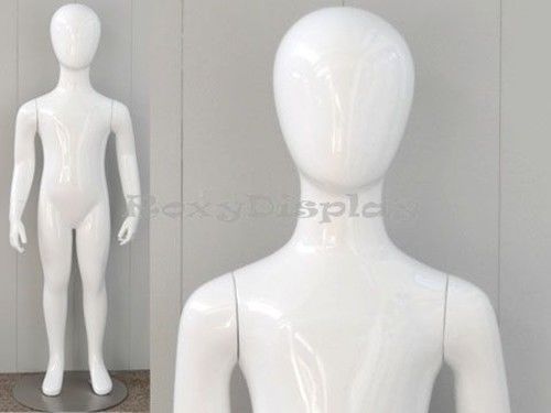 Fiberglass Egghead 4 yrs Child Mannequin Dress Form Display #MD-CW4YEG