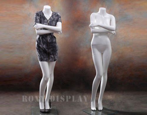Fiberglass Female Display Mannequin Manequin Headless Dress Form MZ-FLOY1BW