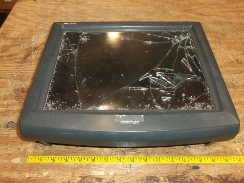 Posiflex TP-8015 POS System w/Celeron@2.0GHz/512MB/0HDD Posts Cracked Screen P/R