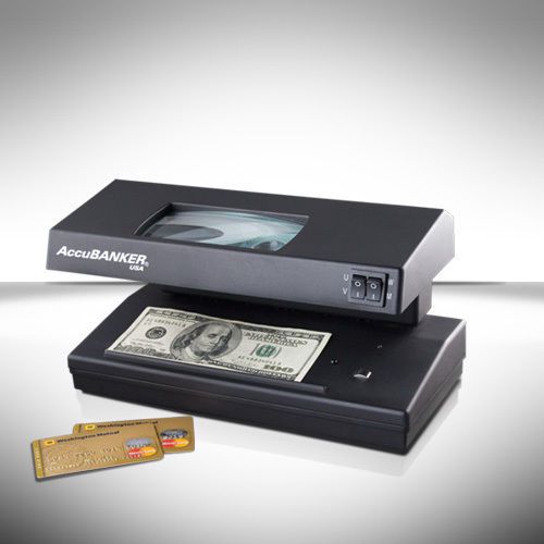 ACCUBANKER D66 COUNTERFEIT MONEY DETECTOR UV MG WM MP NEW