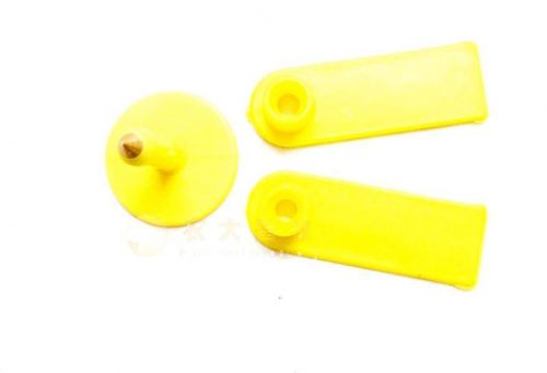 50sets New Yellow Sheep Goat Ear Blank Tag Eartag Lable Identification