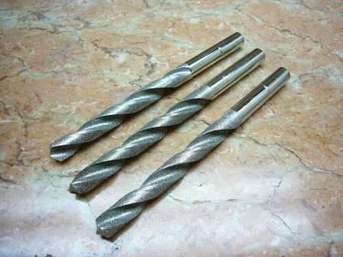 3 pieces 5/16&#034; inch (close to 8mm) Diamond coated drill core twist bit bits