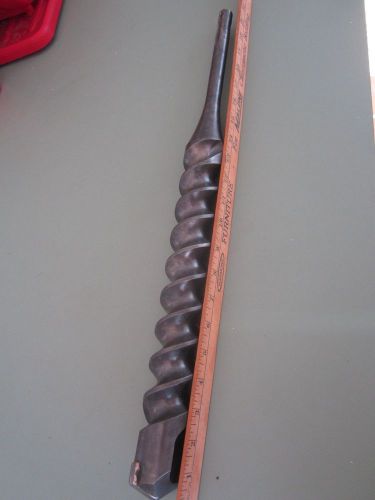 Hilti rotary hammer drill bit te-f 2” 50 mm 22” long swiss made 7 lb. drill bit for sale