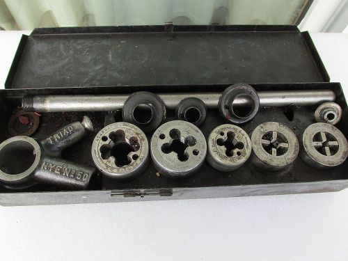 Nye 50 ratcheting hand pipe threader 1/8” 1/4” 3/8” 1/2&#034; 3/4&#034;  dies tool nr for sale