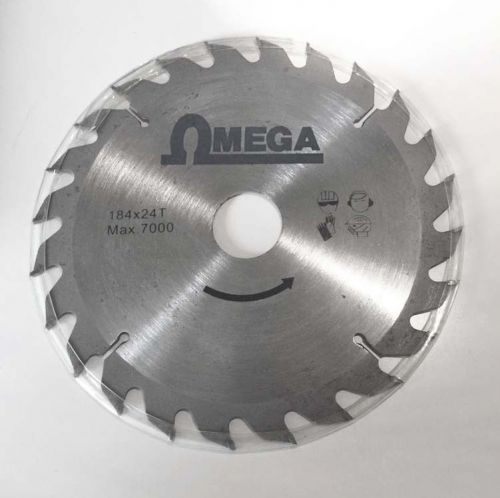 AMEGA 184MM TCT CIRCULAR SAW BLADE  184 x 30 24T .