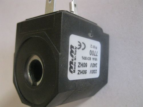 solenoid coil M&amp;M 230V 18VA 50Hz coil type 7700 seat ? 15mm