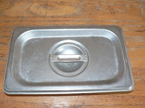 1/9 Stainless Steel Steam Table Pan Lid