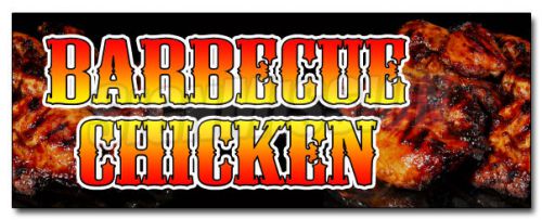 36&#034; BARBECUE CHICKEN DECAL sticker smoked bbq grill supplies stand cart trailer
