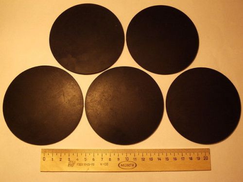 5 pcs. x OD 100mm x 3mm GASKET RUBBER MATERIAL SBR Black Washer Sheet Strip