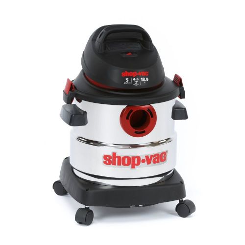 Shop-Vac 5-Gallon 4.5 Peak HP Stainless Steel Wet Dry Vacuum Tool Storage Dolly