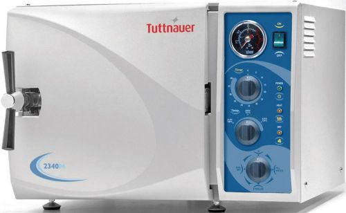 New tuttnauer fda 2340m manual autoclave sterilizers for dental, medical offices for sale