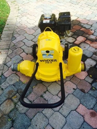 Genuine wacker pdt3ah 3-inch diaphragm water trash pump for sale