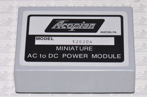 POWER MODULE/ASSEMBLY ACOPIAN 12E20A 12E20