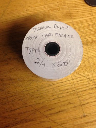 2.25&#034; X 200&#039; THERMAL RECEIPT PAPER T7PTH 142 rolls