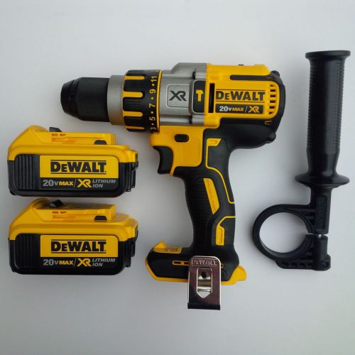 New DeWalt DCD995 20 Volt Max Brushless Cordless Hammer Drill,2 DCB204 Batteries