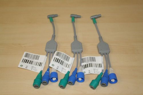 Lot of(3) Edwards Lifesciences EVFTC1 EV1000 Flotrac Cable