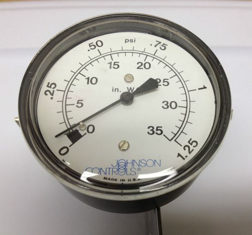 Johnson Controls JC5311 Pin Valve Gauge 0-1.25 psi 0-35 in WG