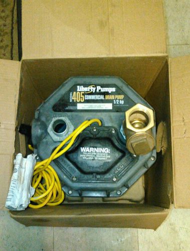 Liberty Pumps 405 115 volt 3450 rpm Commercial High Head Drain Pump, 1/2 hp