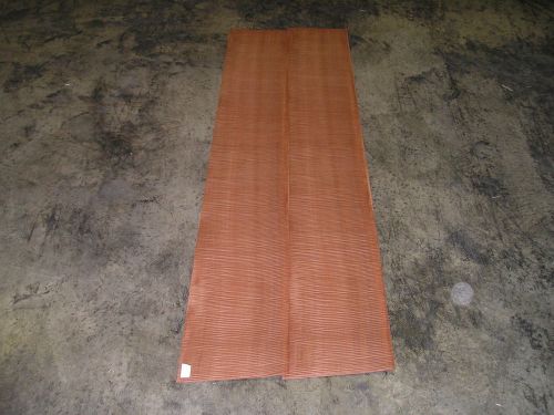 Fiddleback Douka Veneer. 12 x 74, 7 Sheets.