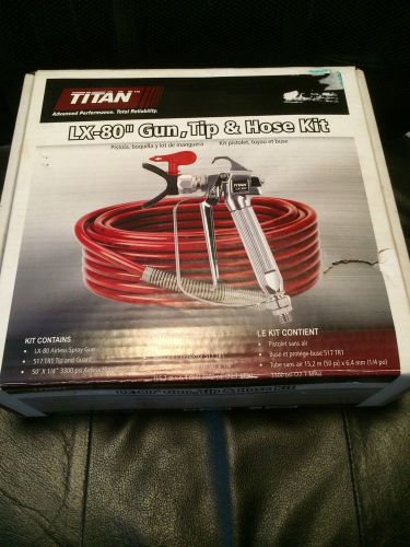 ***Titan LX 80 Gun, Hose, and tip box set, NEW, Unopened..L@@K!!