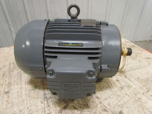 Weg w21 service duty 7.5 hp premium effiency electric motor 230/460v 213tc frame for sale