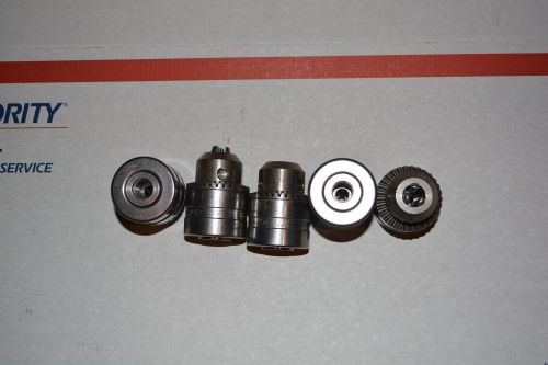 5 PC Craftsman 1/2 Drill Chuck 2980 NO KEY GREAT SHAPE