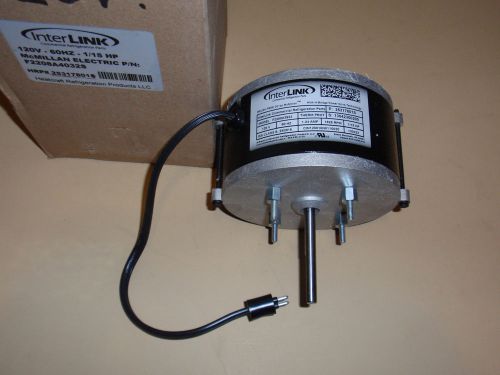 InterLink Refrigeration Fan Motor F2208A3933 25317801S 120v 1625rpm 1/15hp hvac