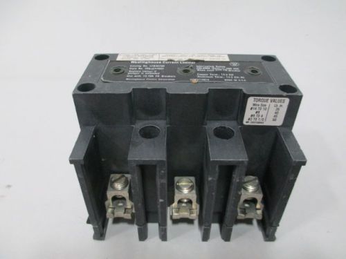 WESTINGHOUSE LFB3070R CURRENT LIMITING 3P 15-70A 600V-AC CIRCUIT BREAKER D254367