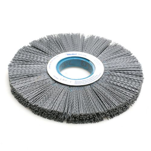 Weller Nylox 83150 8&#034; Nylon Brush Wheel #80 Grit, 2&#034; Arbor Hole