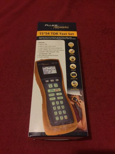 Fluke Networks TS 54 TDR Test Set New in Box FREE SHIPPING