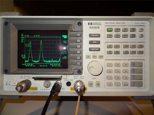 HP Agilent 8591E Spectrum Analyzer with TRACKING GENERATOR