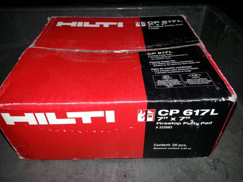 hilti firestop pads 7x7