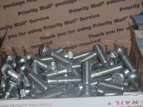 50 Hex Head 1/2 x 2 Infasco Bolts Zinc Grade 5  (Lot 18)