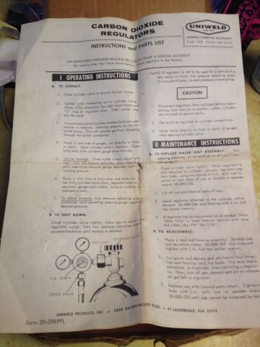 Carbon Dioxide Regulator