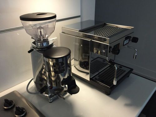 Mazzer Mini Timer Doser Grinder Polished Aluminum STUNNING | Ships Worldwide