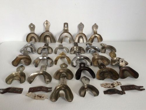 Twenty five (25) vintage dental impression trays - england for sale