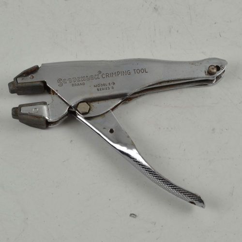 Vintage Scotchlok Hand Crimping Tool Model E-9 Series B Crimp E-9B Electrical