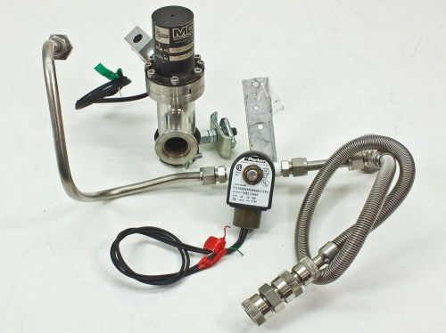 MDC Angle Valve Vacuum with Parker Valve KAV-100M-P-SP