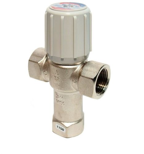 Honeywell AM101-1LF Thermostatic Mixing Valve, 3/4&#034; NPT Threaded, 70-145F