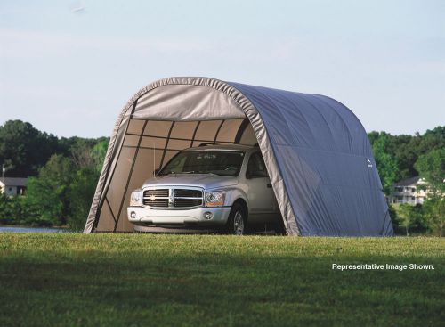 Shelterlogic roundtop auto shelter car boat port garage diy prefab 12&#039;x 20&#039; x 8&#039; for sale