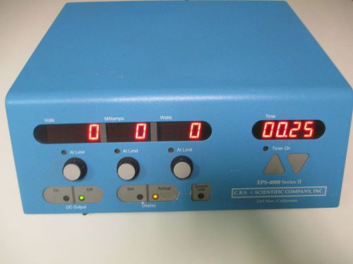 C.B.S SCIENTIFIC EPS-4000 SERIES II POWER SUPPLY