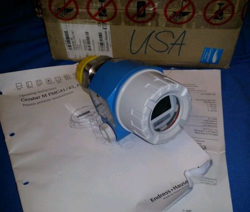 NEW Endress + Hauser Cerabar M PMC45-RC21S6C1BF1 0-600 PSI Pressure Transmitter