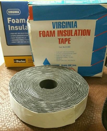 New virginia parker foam insulation tape 2&#034; x 1/8&#034; 30 feet/roll 475290 k-502 for sale