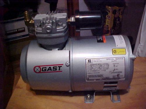 GAST 1/6 HP VACCUM PUMP / COMPRESSOR