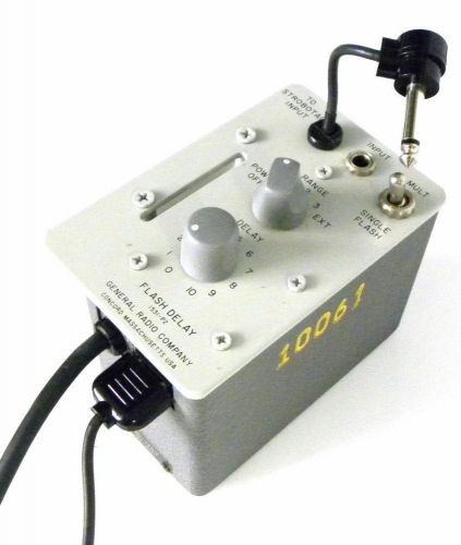 GENERAL RADIO COMPANY 1531-P2 FLASH DELAY - SOLD AS IS