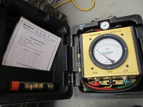 Midwest model 830 backflow test kit