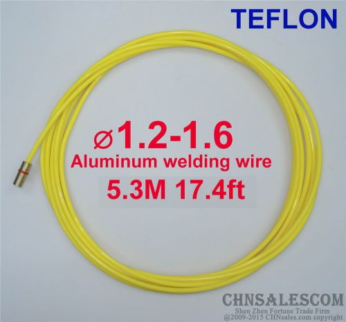 Panasonic mig welding teflon liner 1.2-1.6 welding wire connectors 5.3m 17.4ft for sale