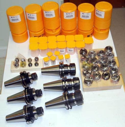 32 pc. talon precision cat 40 er 16 &amp; er 32 15k rpm cnc mill chucks &amp; collet kit for sale