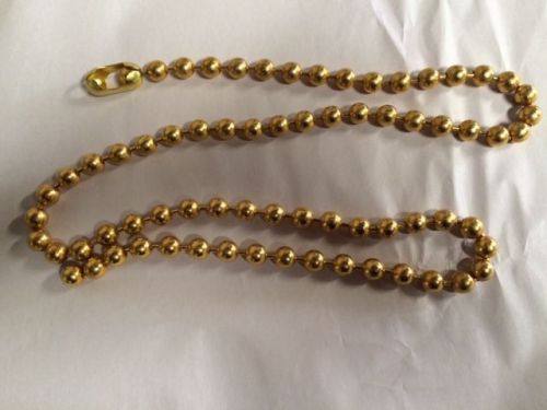 36&#034; Ball  Chain Brass # 20 , Bag of 5 chains