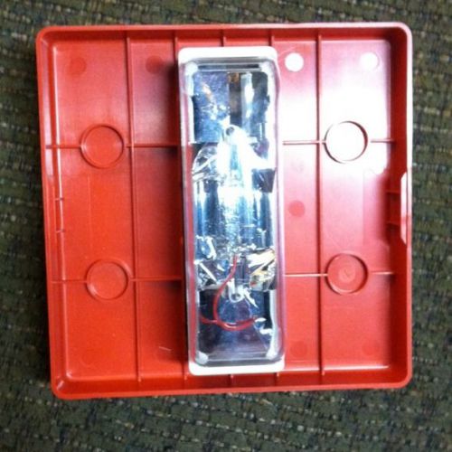 Cooper Wheelock RSS-24MCC-FR Strobe Ceiling Red 24 VDC 15/30/75/95cd